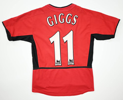 2002-04 MANCHESTER UNITED *GIGGS* SHIRT S. BOYS