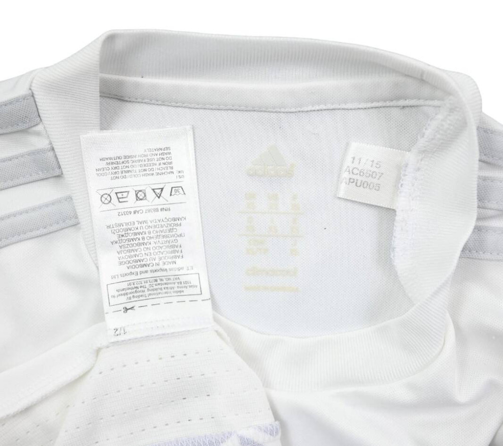 2015-16 REAL MADRID SHIRT XS