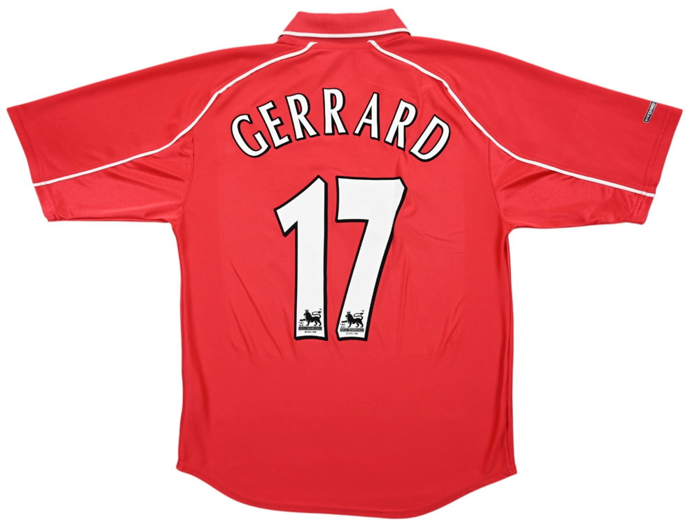 2000-02 LIVERPOOL *GERRARD* KOSZULKA S