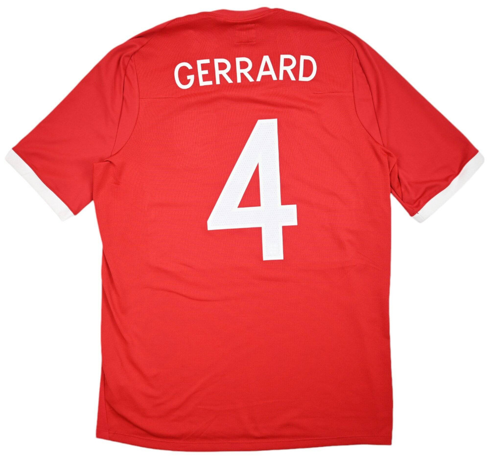 2010-11 ENGLAND *GERRARD* SHIRT L