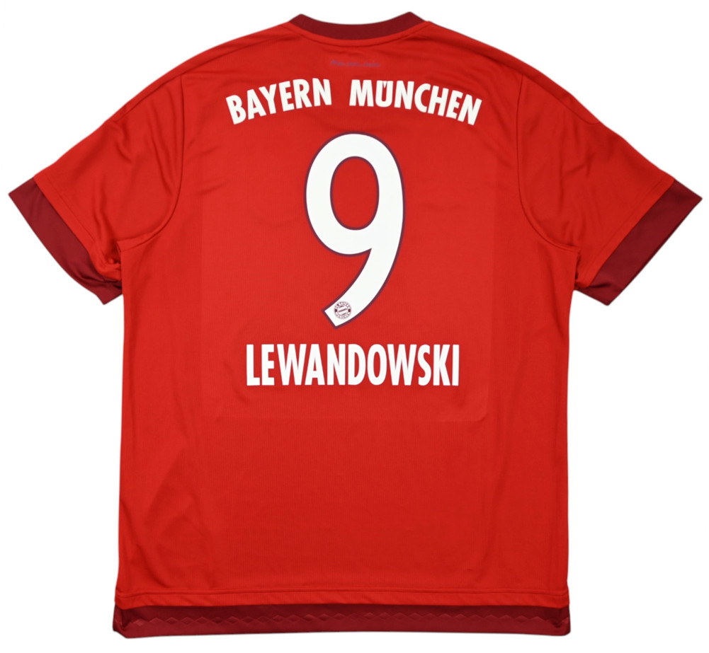 2015-16 BAYERN MUNCHEN *LEWANDOWSKI* KOSZULKA XXL