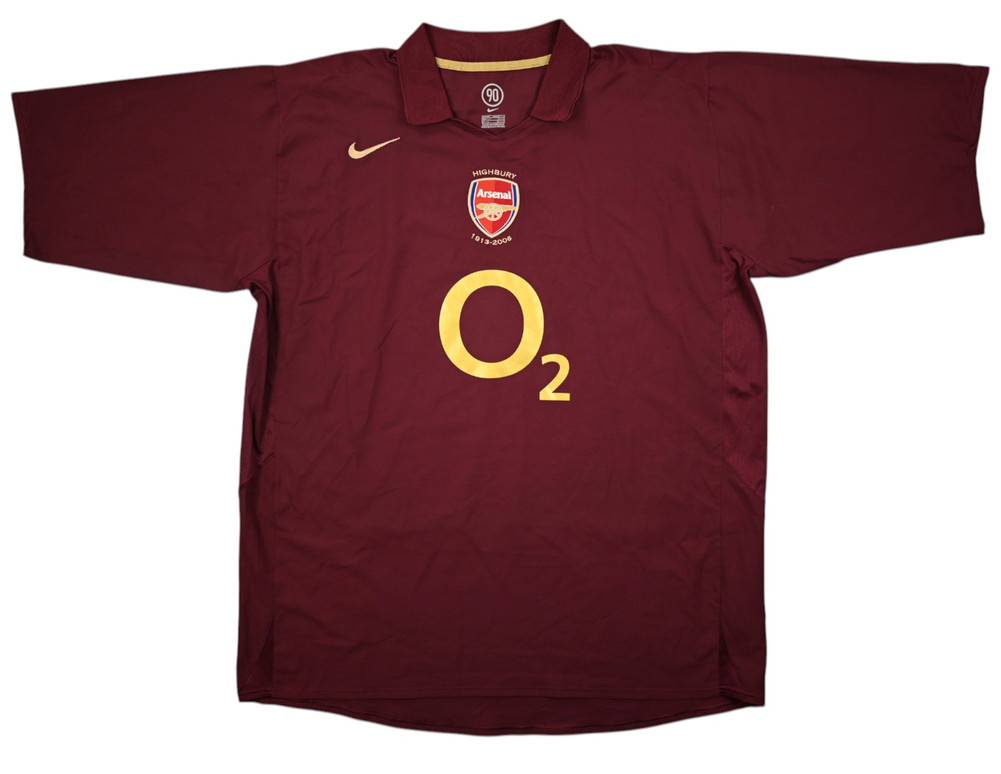 2005-06 ARSENAL SHIRT 3XL
