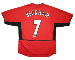 2002-04 MANCHESTER UNITED  *BECKHAM* KOSZULKA M