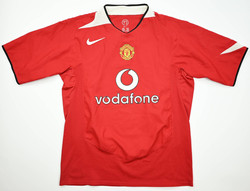 2004-06 MANCHESTER UNITED *SMITH* SHIRT L