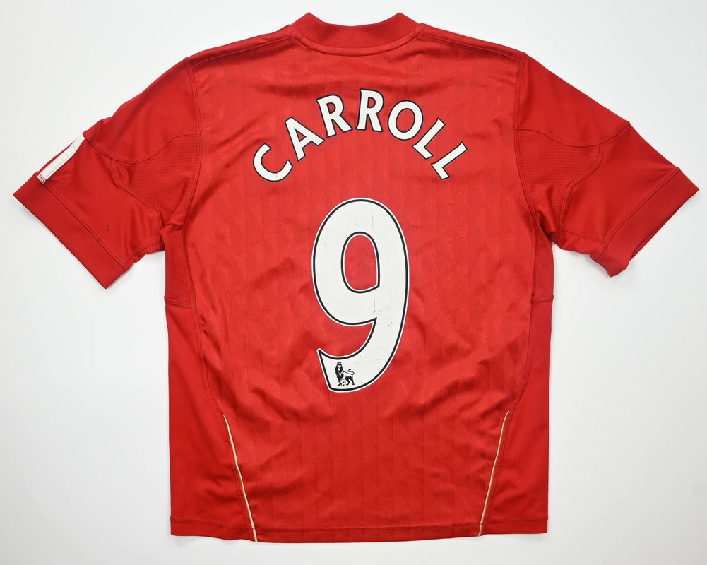 2010-12 LIVERPOOL *CARROLL* SHIRT M. BOYS
