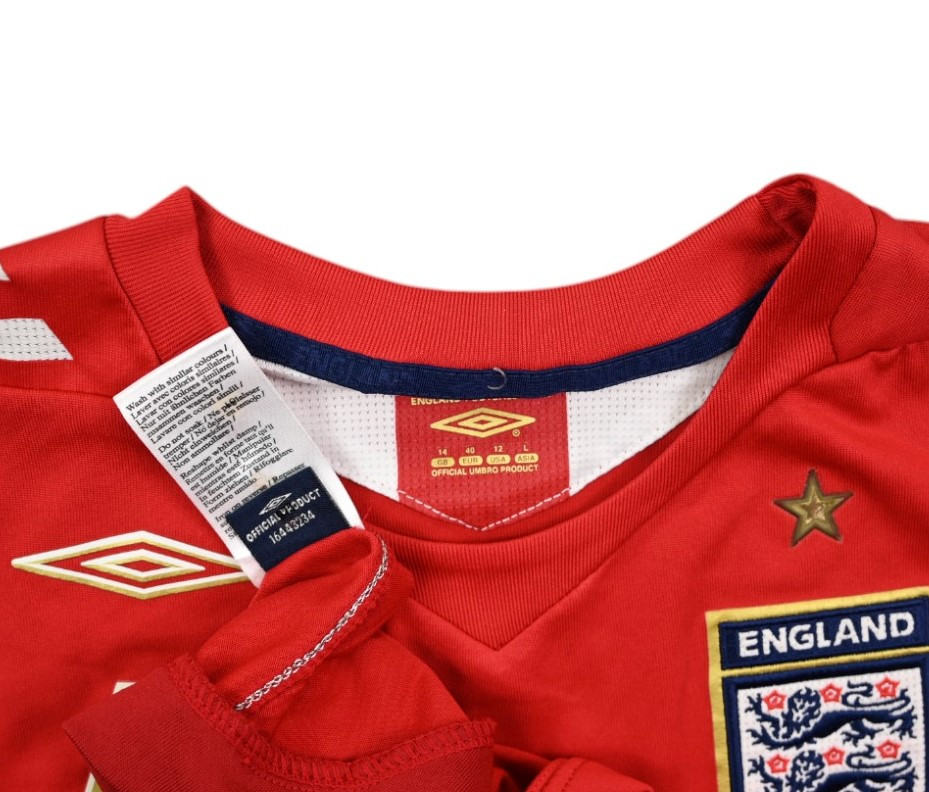 2006-08 ENGLAND *STEVIE G* KOSZULKA WOMENS M