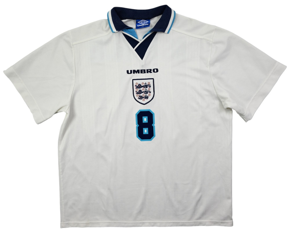 1995-97 ENGLAND *GASCOIGNE* KOSZULKA XXL