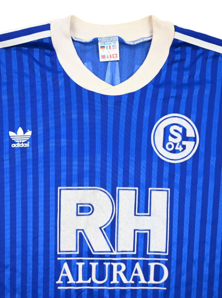 1988-89 SCHALKE #7 MATCH ISSUE LONGSLEEVE KOSZULKA L