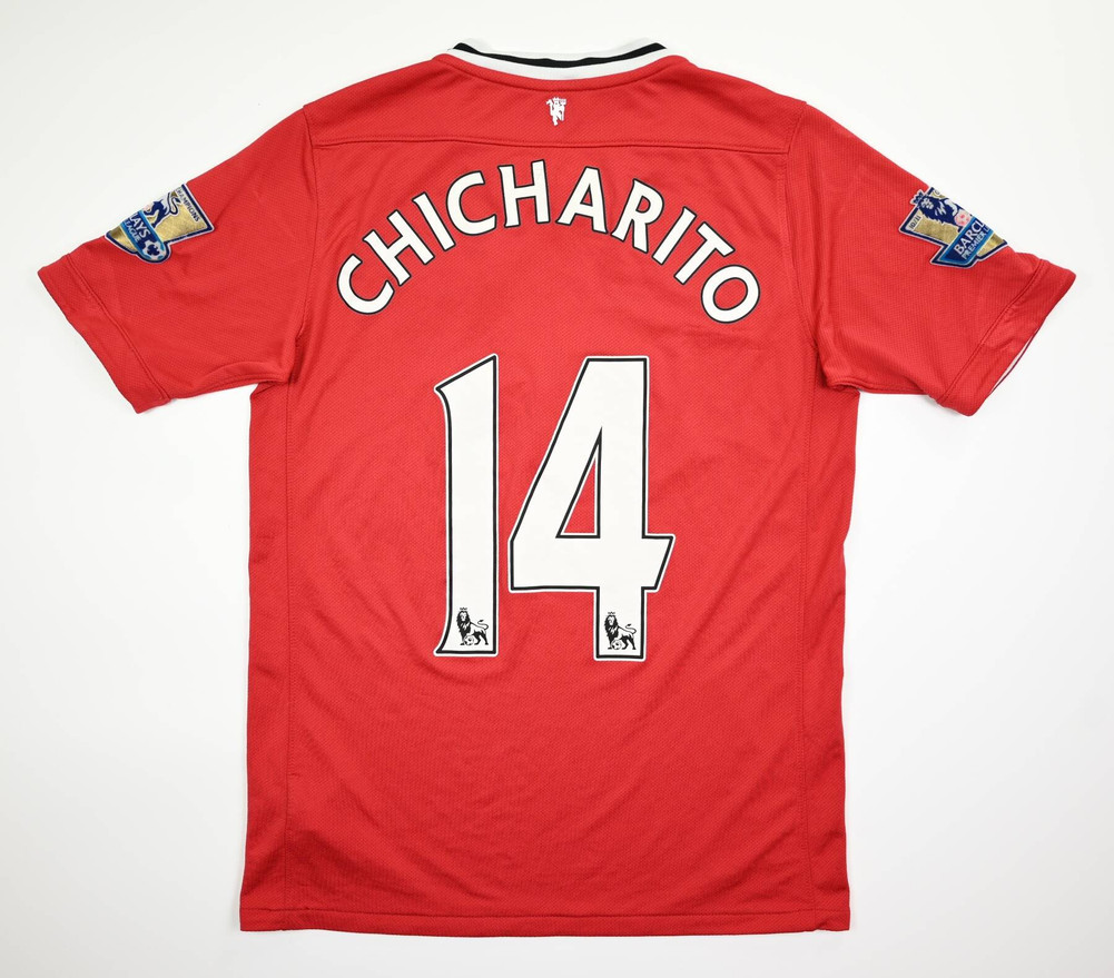 2011-12 MANCHESTER UNITED *CHICHARITO* SHIRT XL. BOYS