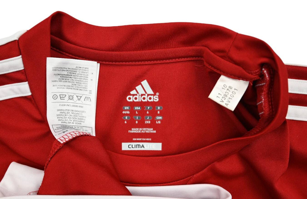 2010-12 DENMARK SHIRT L