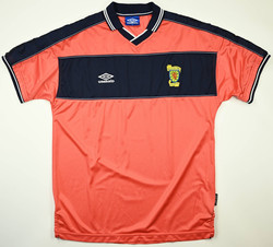 1999-00 SCOTLAND SHIRT XL