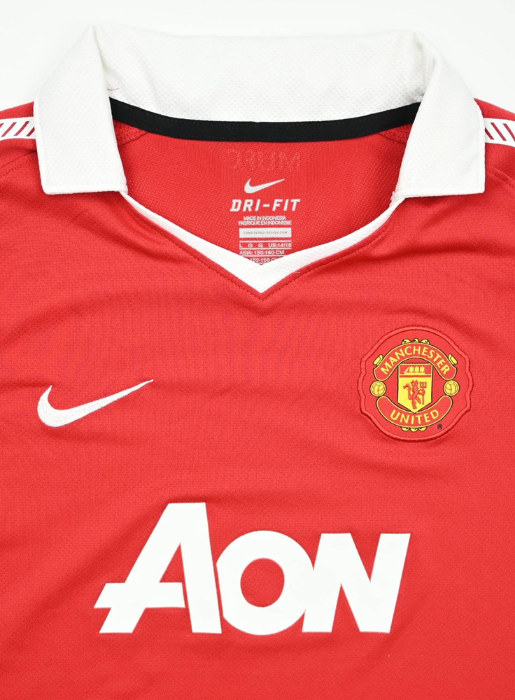 2010-11 MANCHESTER UNITED SHIRT L. BOYS