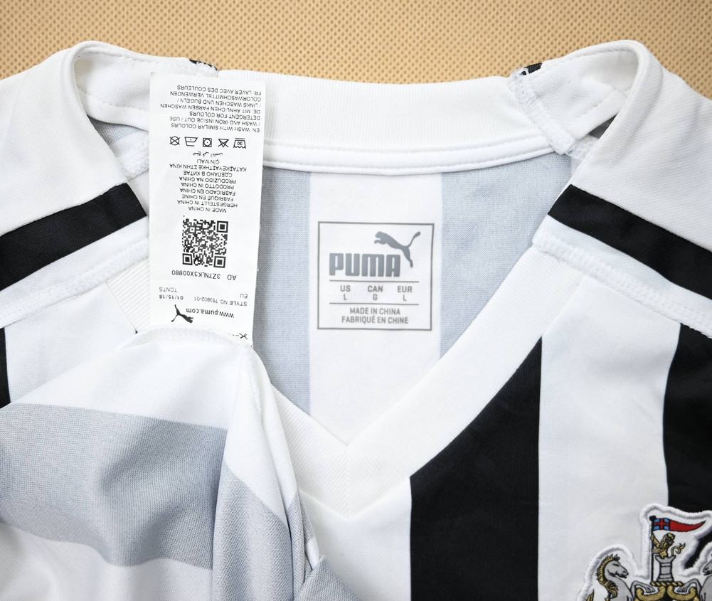2018-19 NEWCASTLE UNITED SHIRT L
