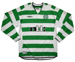 2001-03 CELTIC *LAMBERT* LONGSLEEVE KOSZULKA L