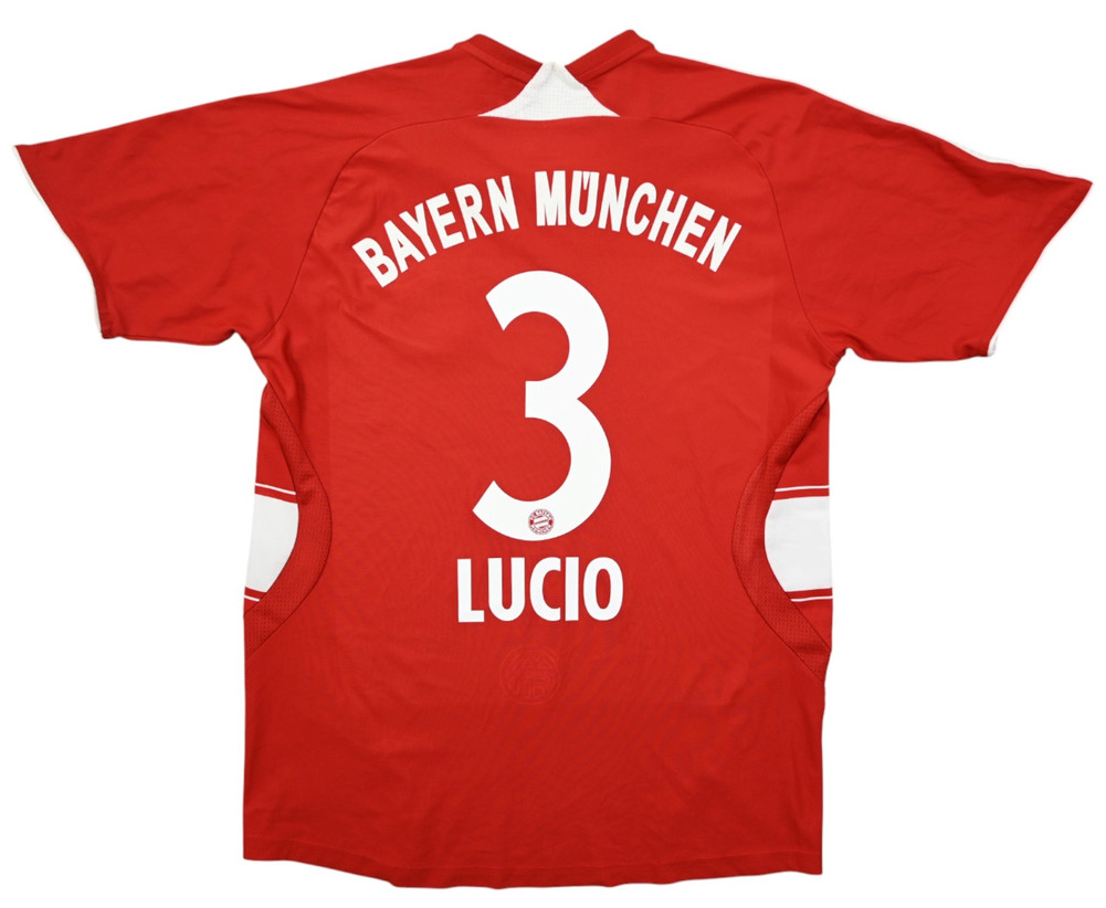 2007-08 BAYERN MUNCHEN *LUCIO* SHIRT XL. BOYS/S