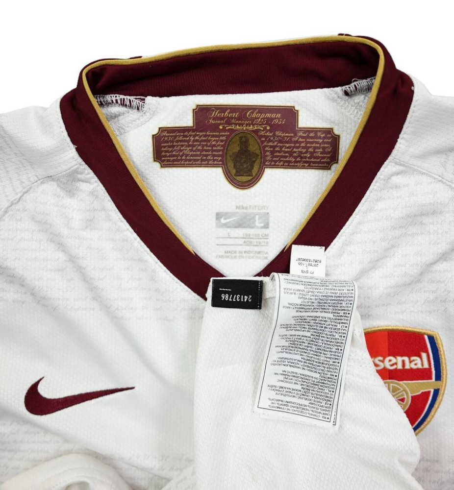 2007-08 ARSENAL LONDON SHIRT L. BOYS