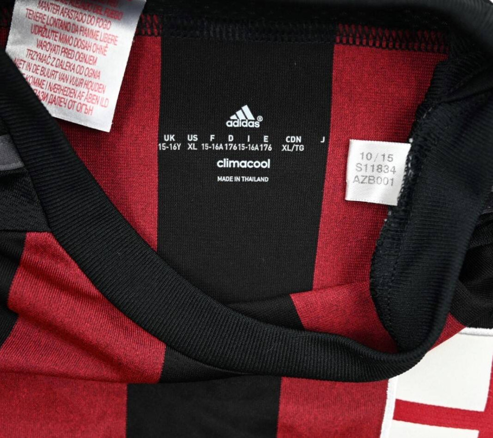 2015-16 AC MILAN KOSZULKA XL. BOYS