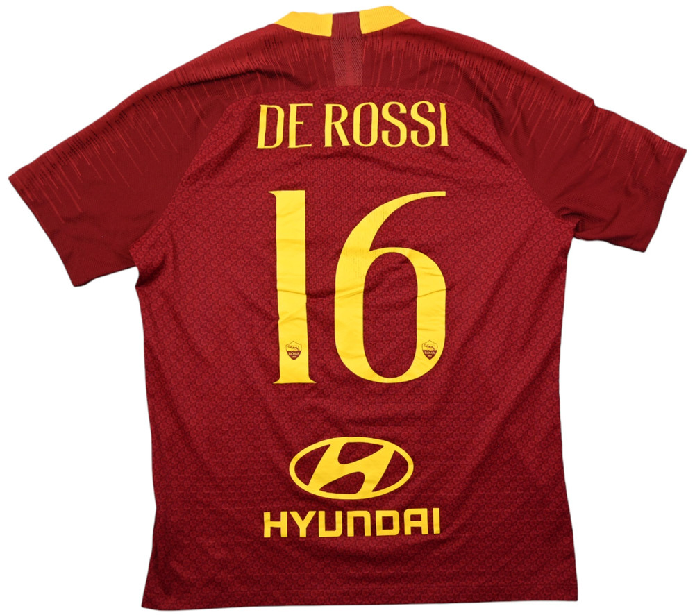 2018-19 AS ROMA *DE ROSSI* VAPORKNIT PLAYER ISSUE SHIRT L