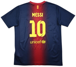 2012-13 BARCELONA *MESSI* SHIRT XL. BOYS