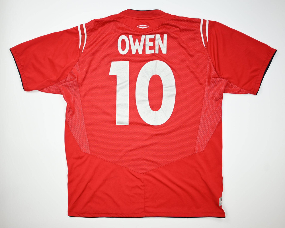 2004-06 ENGLAND *OWEN* SHIRT L