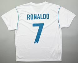 2017-18 REAL MADRID *RONALDO* SHIRT XL