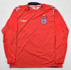 2004-06 ENGLAND LONGSLEEVE SHIRT XL