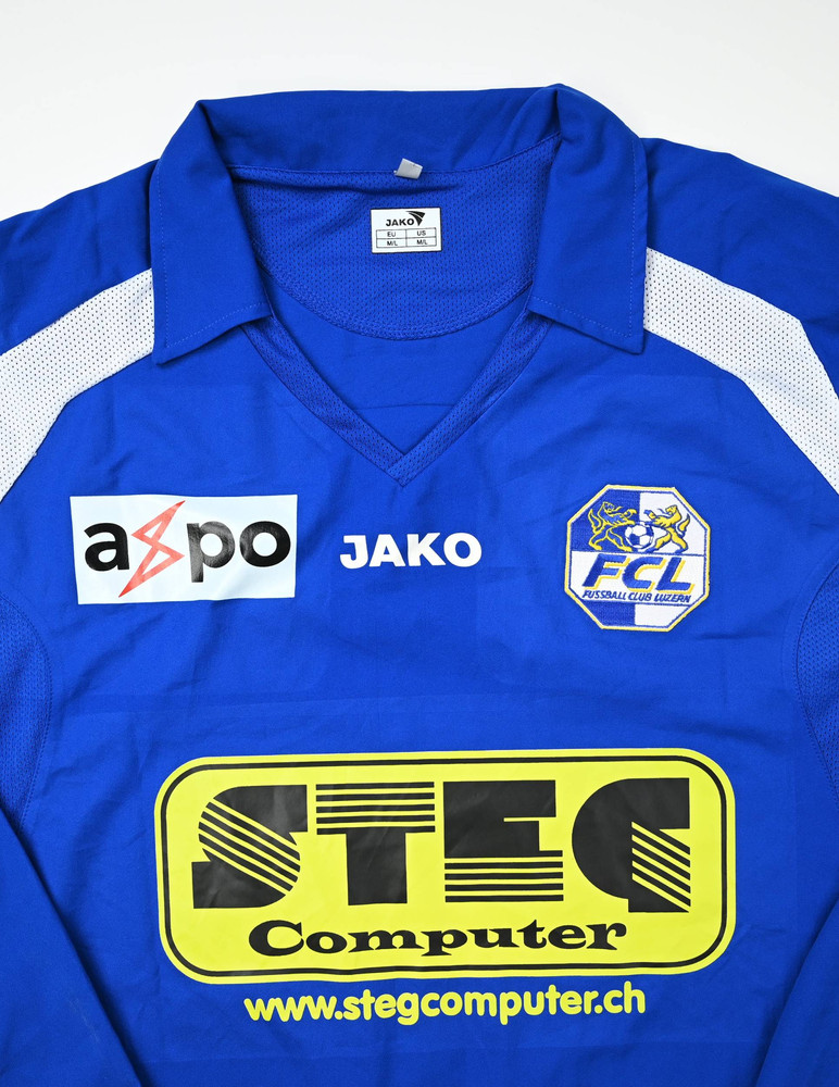2006-07 FC LUZERN *CANTALUPPI* MATCH ISSUE KOSZULKA M/L