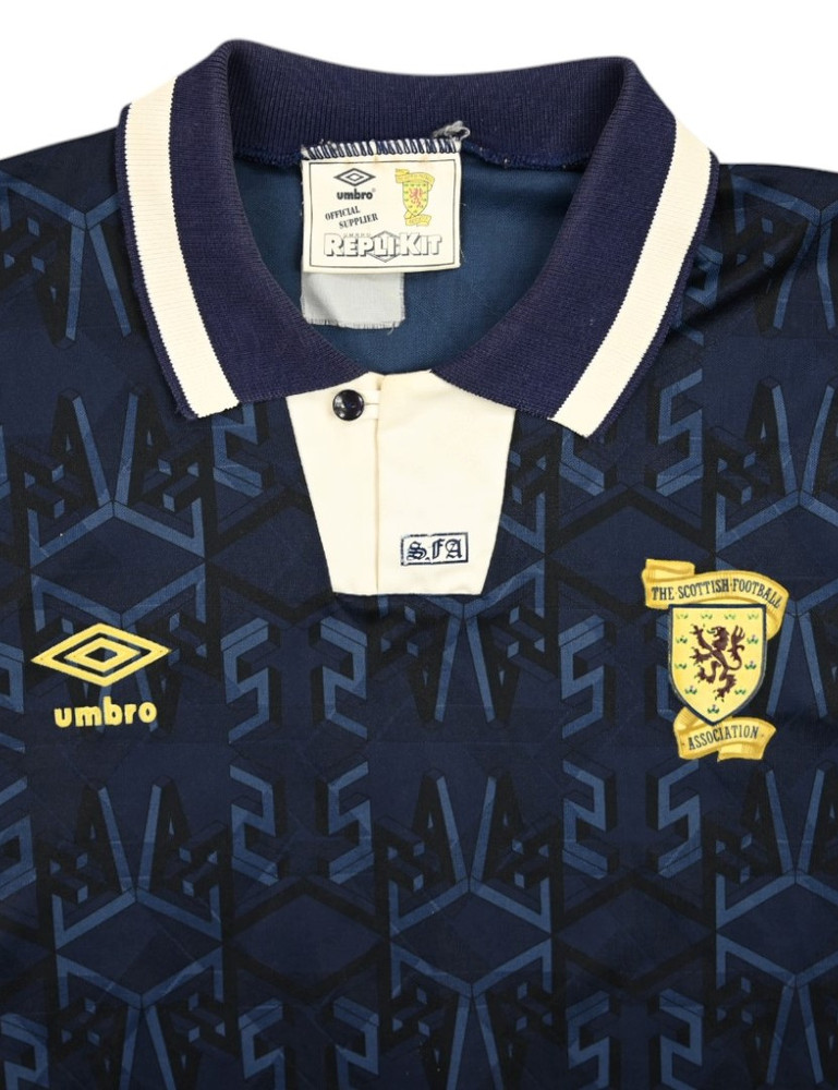 1992-93 SCOTLAND SHIRT L