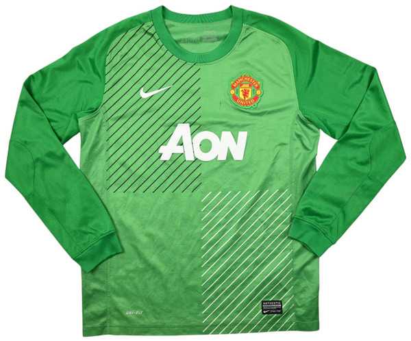 2013-14 MANCHESTER UNITED LONGSLEEVE SHIRT L. BOYS