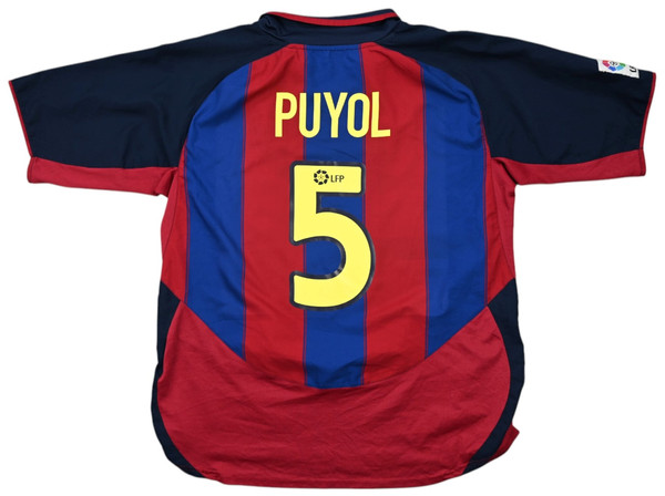 2003-04 BARCELONA *PUYOL* KOSZULKA XL 