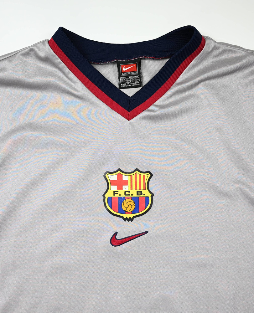 1999-01 FC BARCELONA *RIVALDO* SHIRT XL