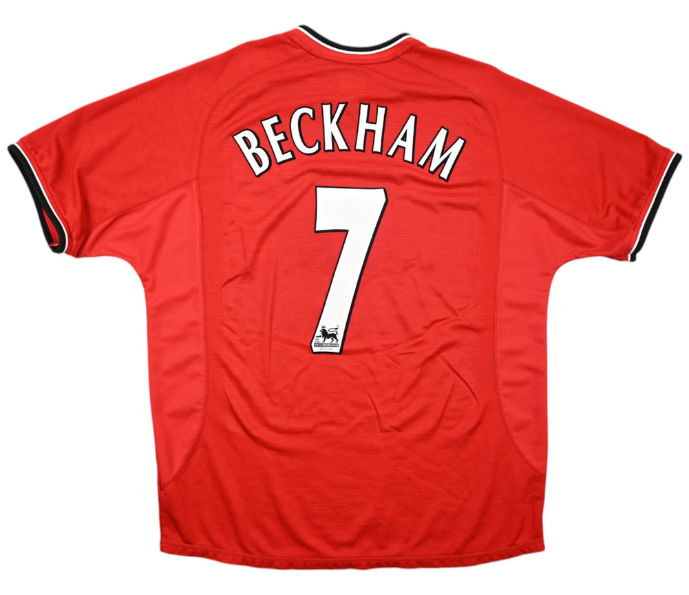 2000-02 MANCHESTER UNITED *BECKHAM* SHIRT XL