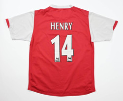 2006-08 ARSENAL LONDON *HENRY* SHIRT M