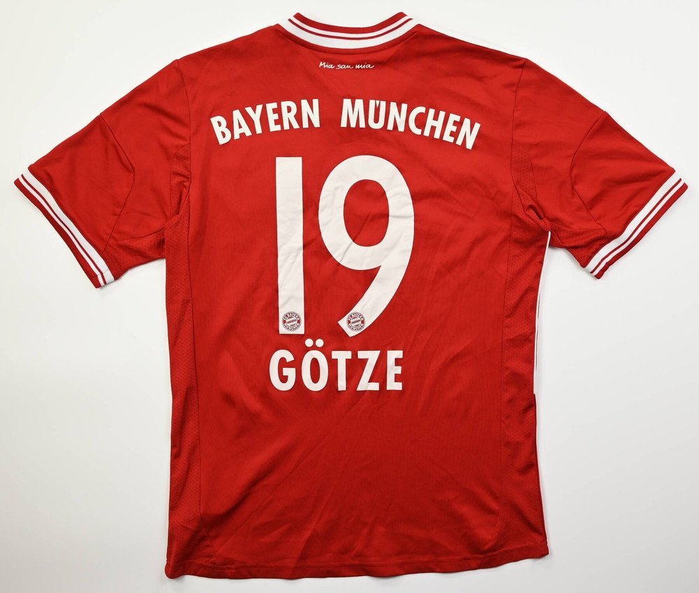 2013-14 BAYERN MUNCHEN *GOTZE* SHIRT XL. BOYS