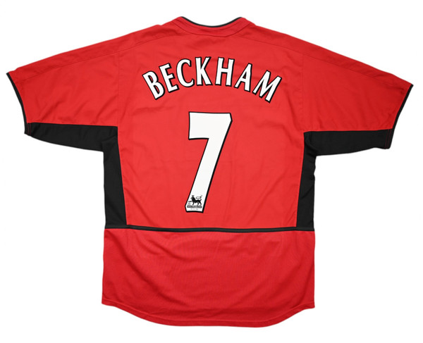 2002-04 MANCHESTER UNITED  *BECKHAM* SHIRT M