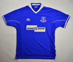 1999-00 EVERTON SHIRT L