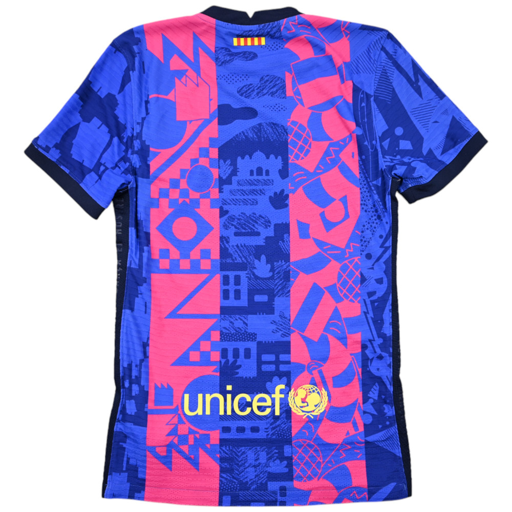 2021-22 BARCELONA PLAYER ISSUE SHIRT XS