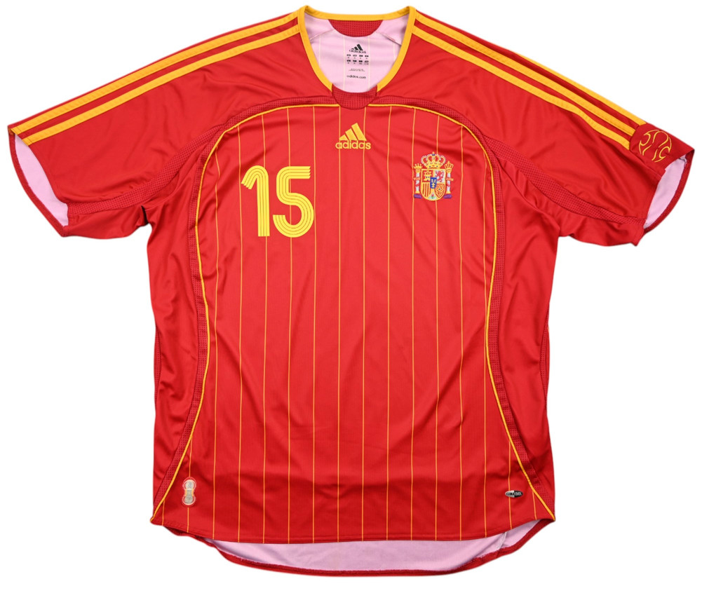 2006-08 SPAIN *SERGIO RAMOS* SHIRT XL