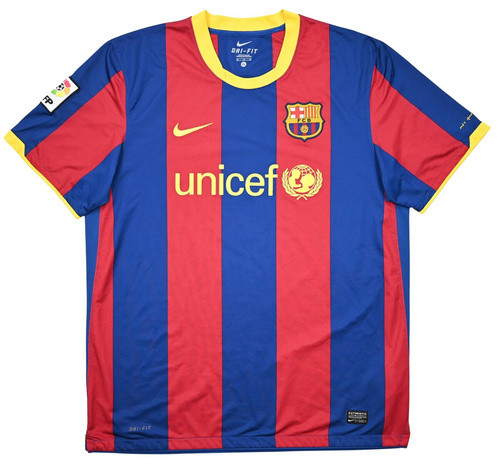 2010-11 FC BARCELONA *DAVID VILLA* KOSZULKA S