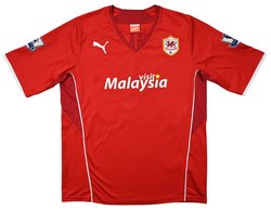 2013-14 CARDIFF CITY FC *DAEHLI* SHIRT L