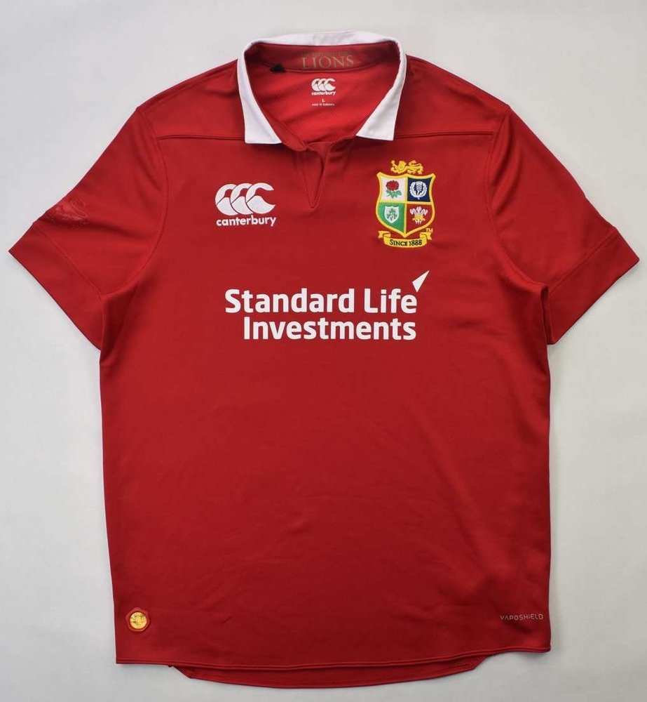 BRITISH AND IRISH LIONS RUGBY ADIDAS SHIRT L