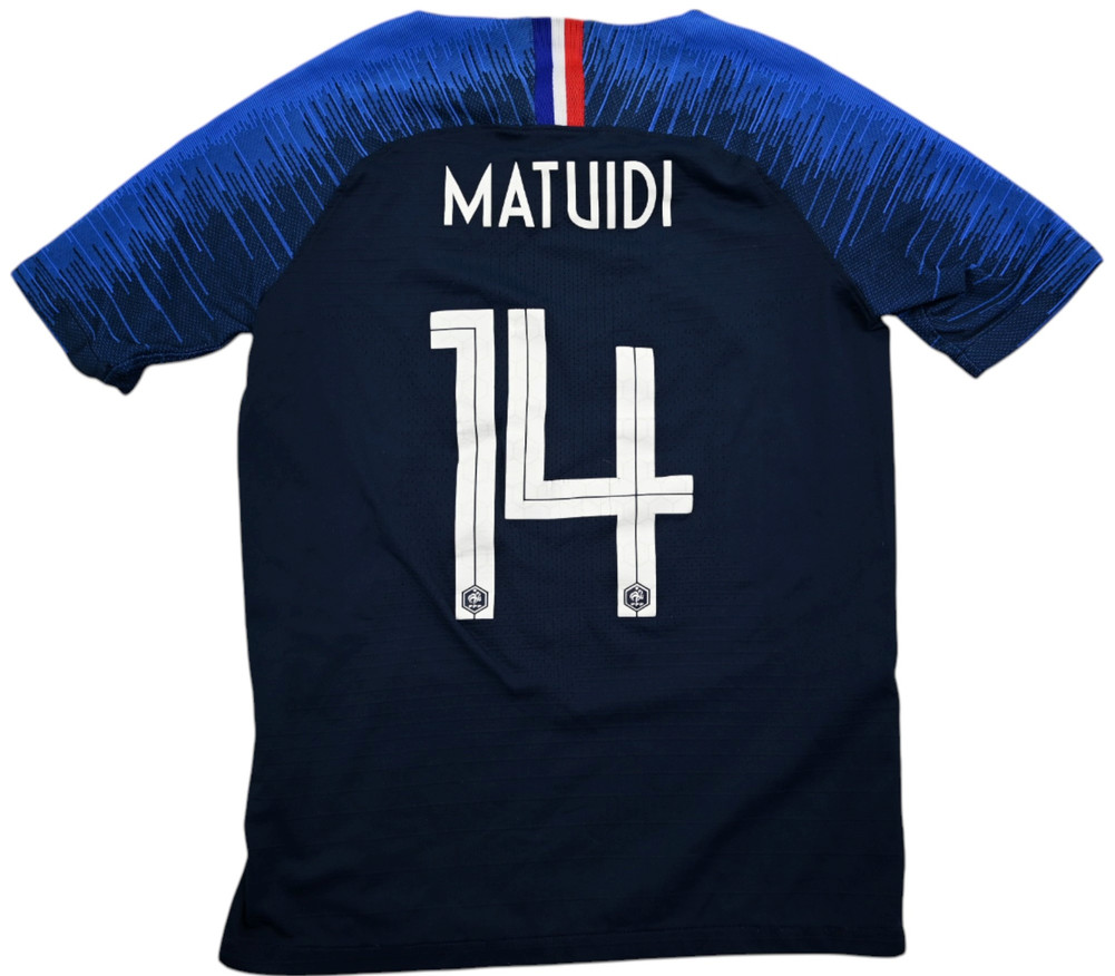 2018-19 FRANCE *MATUIDI* PLAYER ISSUE KOSZULKA L. BOYS