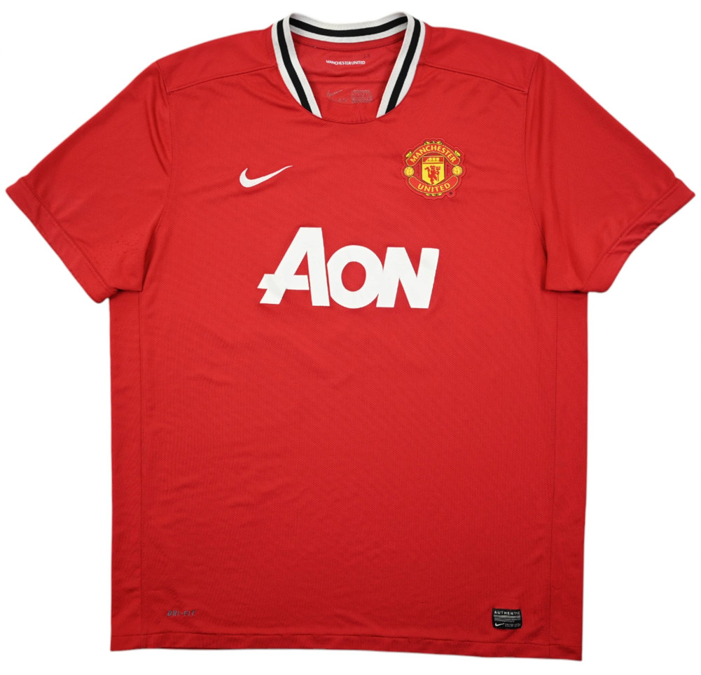 2011-12 MANCHESTER UNITED *SCHOLES* SHIRT XL