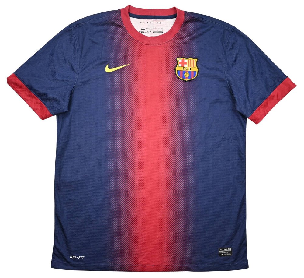 2012-13 FC BARCELONA PLAYER ISSUE SHIRT L