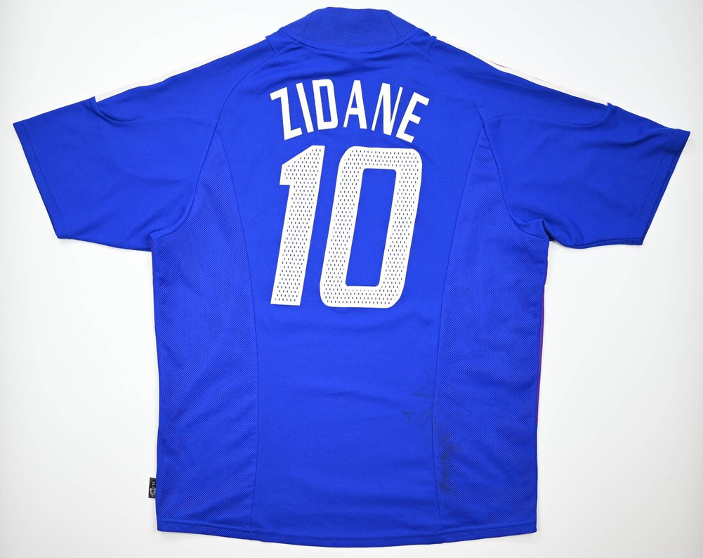 2002-04 FRANCE *ZIDANE* SHIRT L