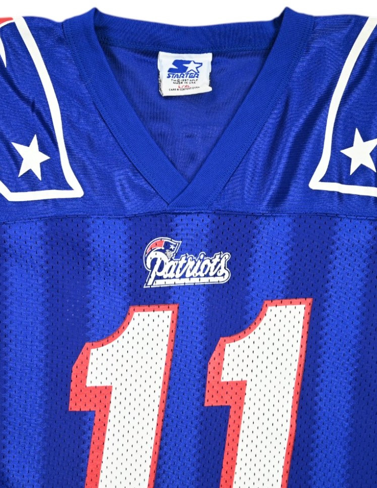 NEW ENGLAND PATRIOTS *BLEDSOE* NFL KOSZULKA L/XL