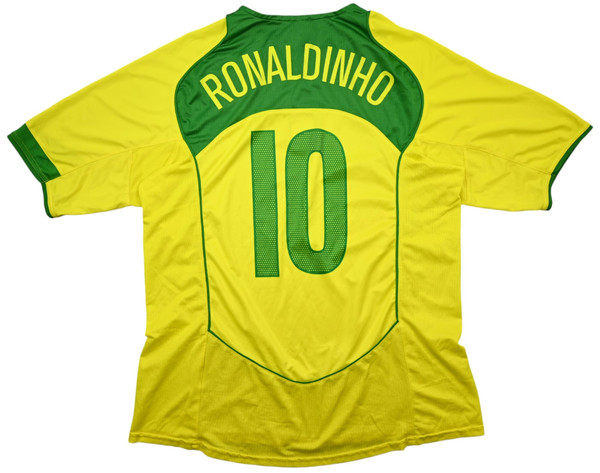 2004-06 BRAZIL *RONALDINHO* SHIRT XL