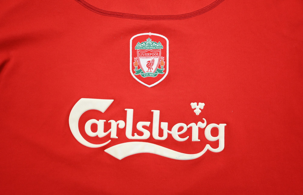 2002-04 LIVERPOOL *DIOUF* SHIRT M