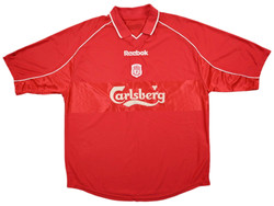 2000-02 LIVERPOOL *GERRARD* SHIRT L