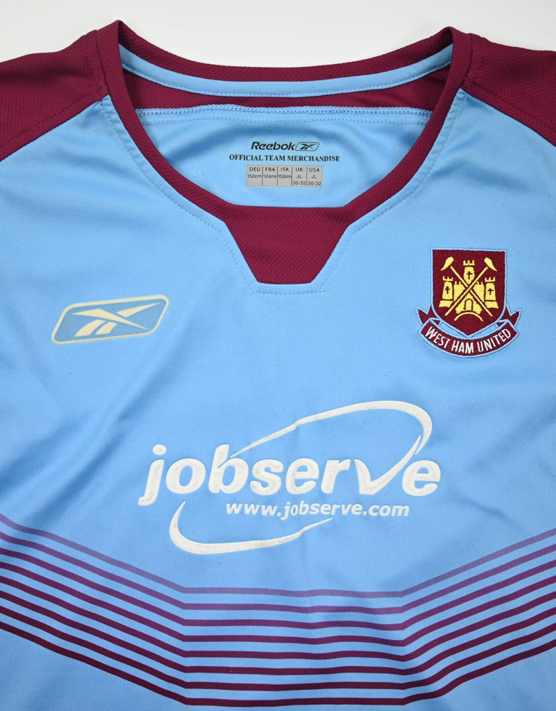 2005-07 WEST HAM UNITED SHIRT LONGSLEEVE L. BOYS